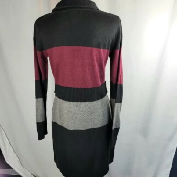 BCX Dress Mod 60s Style Sweater Dress Size Large - Picture 5 of 8
